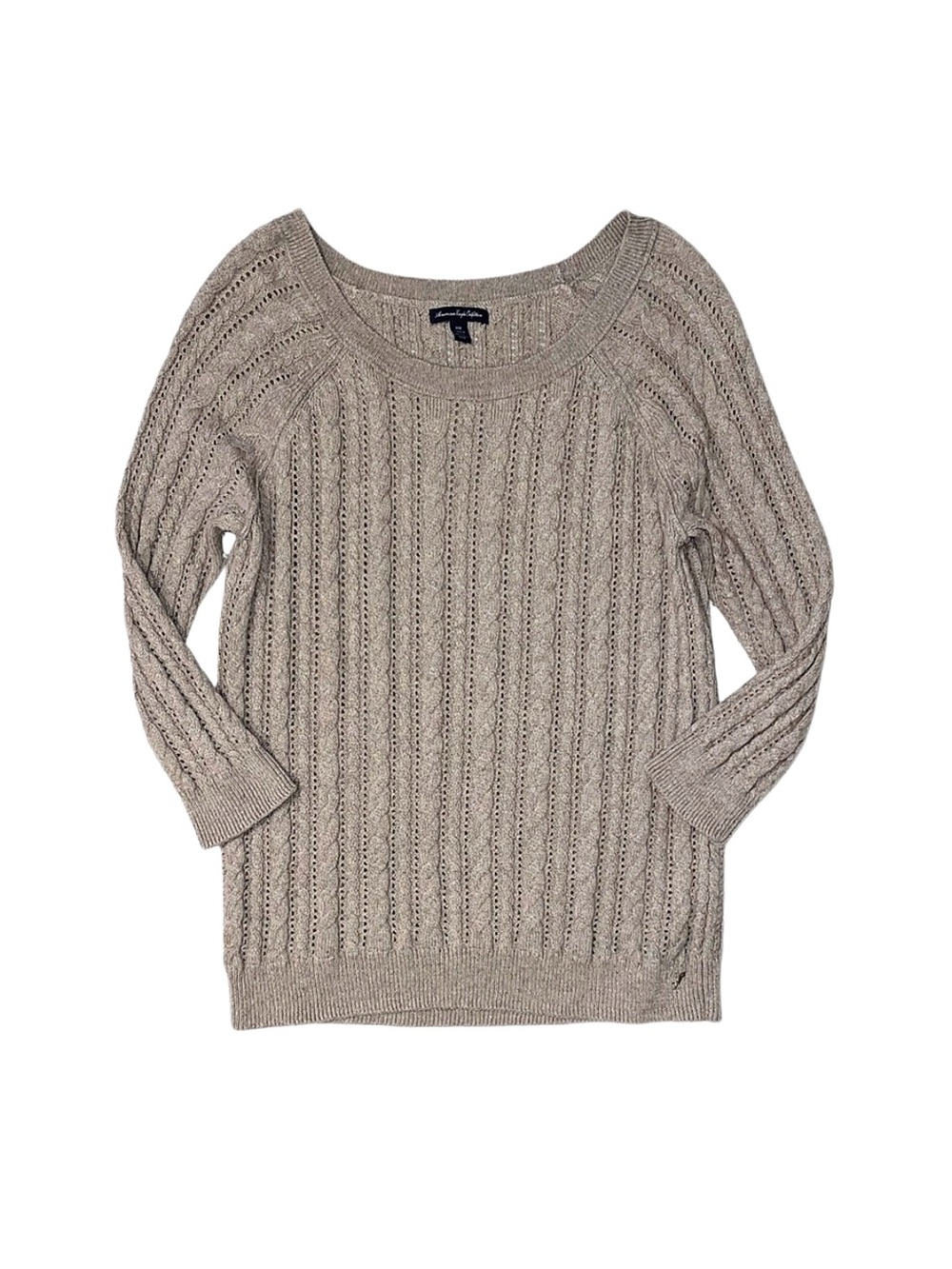 AMERICAN EAGLE OUTFITTERS Women's Tan Sweater Size Medium
